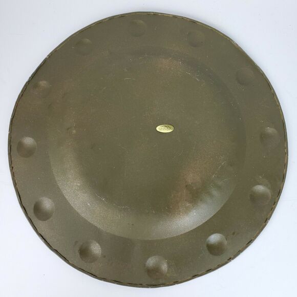 Vintage Sylvestri Philippines Handcrafted 15 Inch Metal ART Platter Hand Painted - Picture 2 of 4